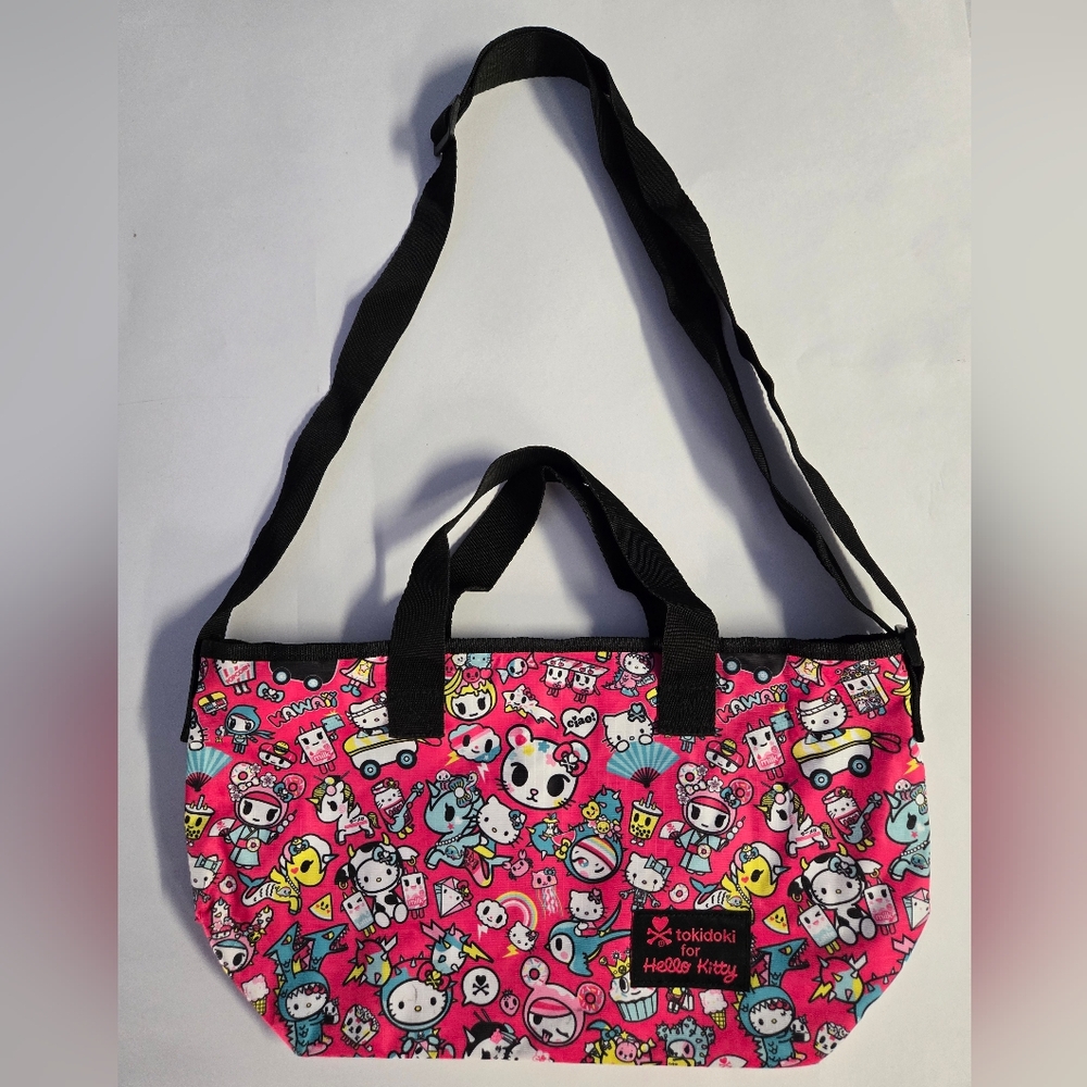 Tokidoki for Hello Kitty Handbag with Adjustable Crossbody Strap